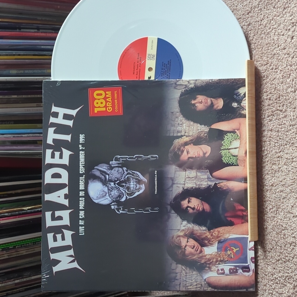 Megadeth - Live At San Paolo Do Brasil '95 vinyl record